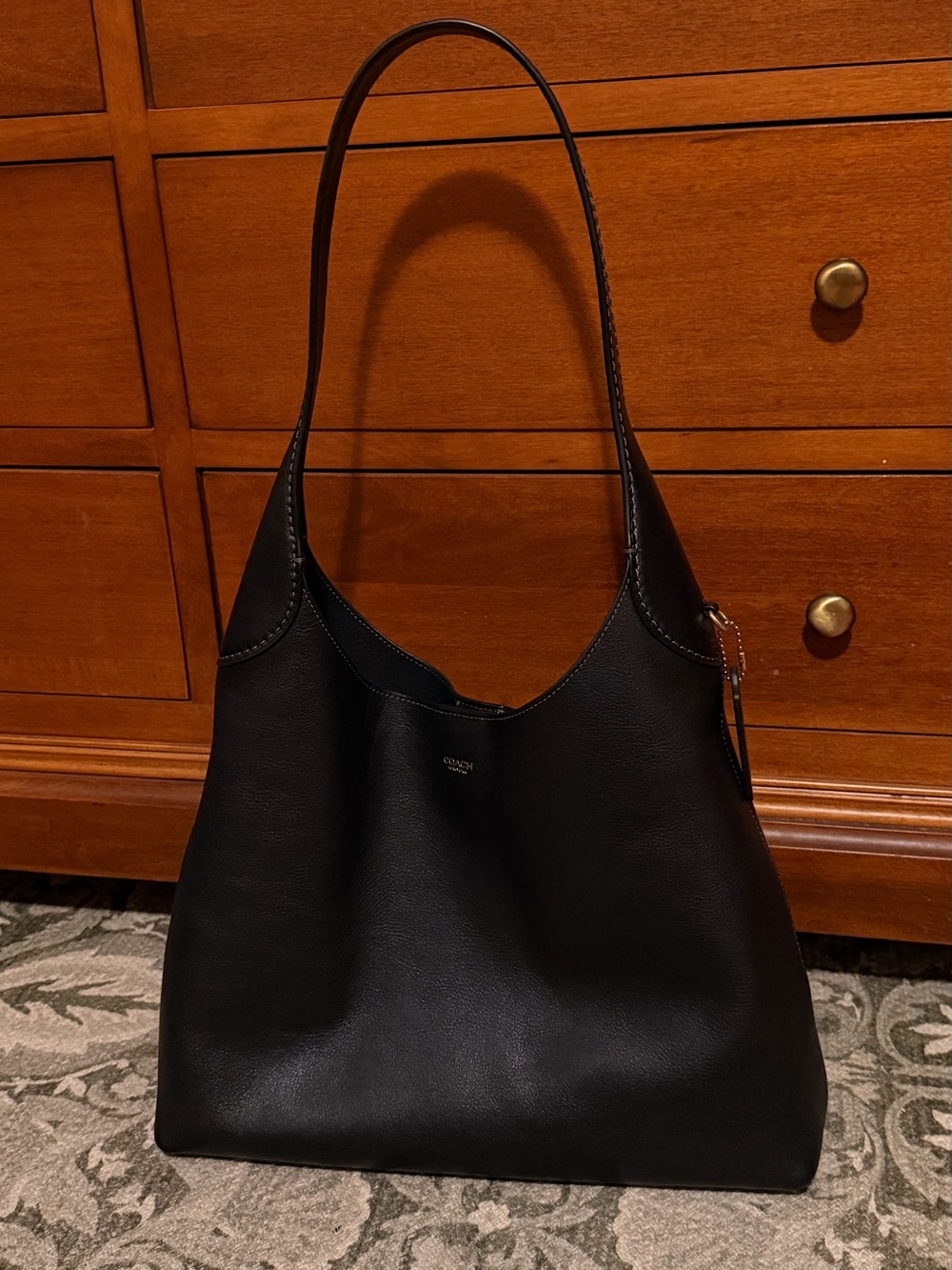 Coach Black Leather Brooklyn 34